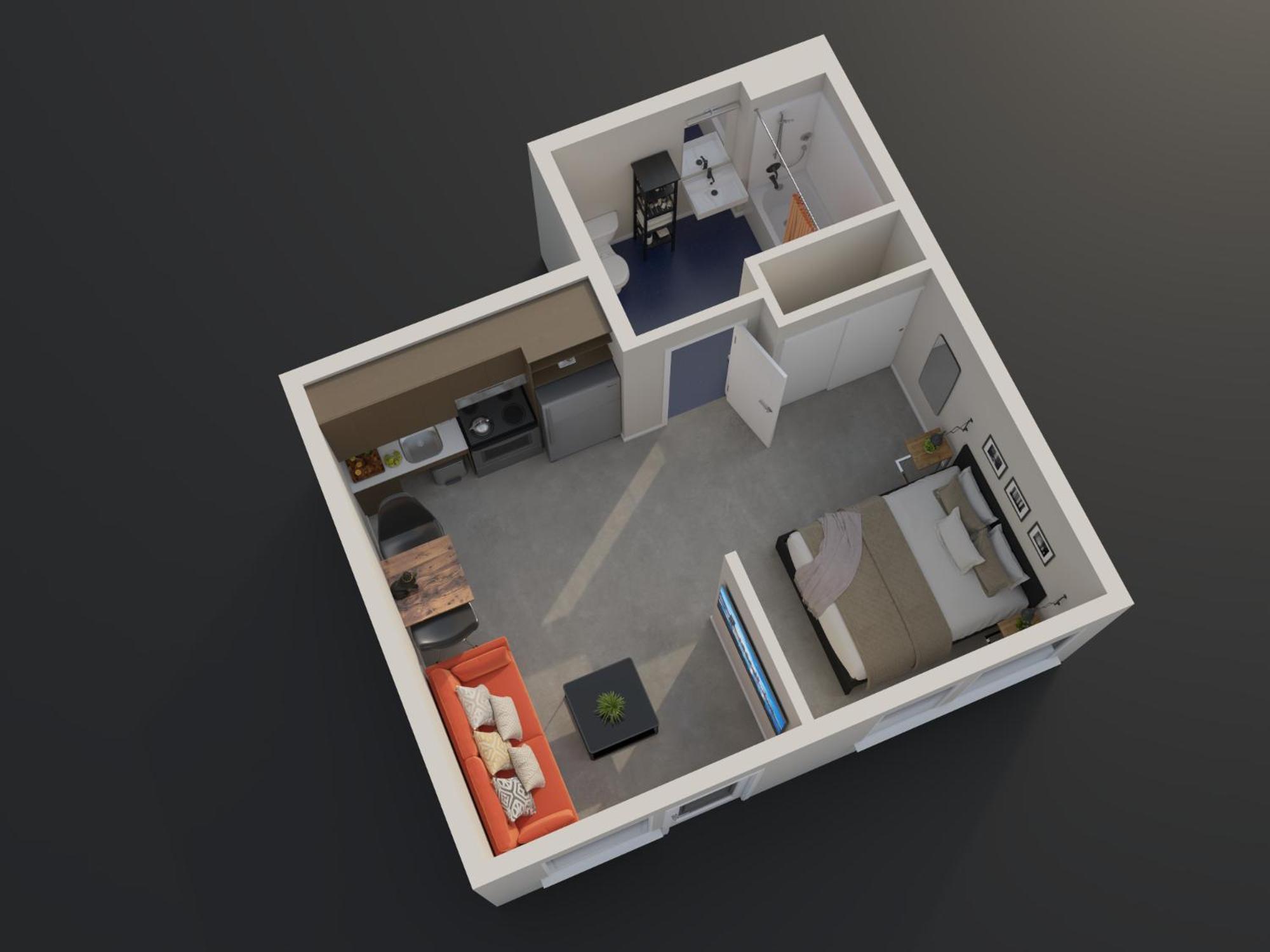 Sunny Studio Apartment - Food Carts, Coffee & Bars Portland Ngoại thất bức ảnh